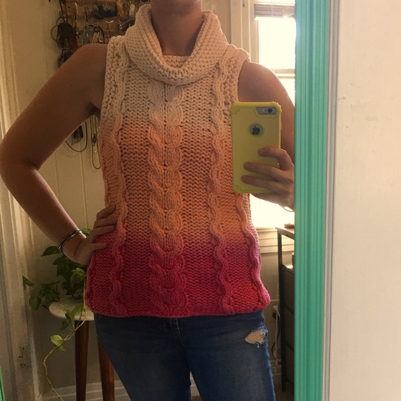 Free People Sanctuary CableKnit Sleeveless Sweater - Picture 9 of 13